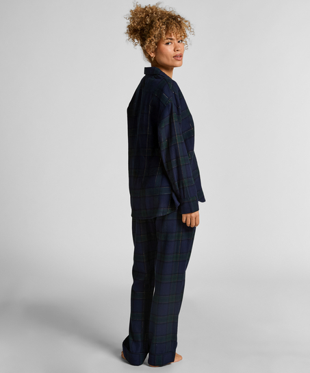 Petite pysjamasbukse Flanell, Bl&aring;