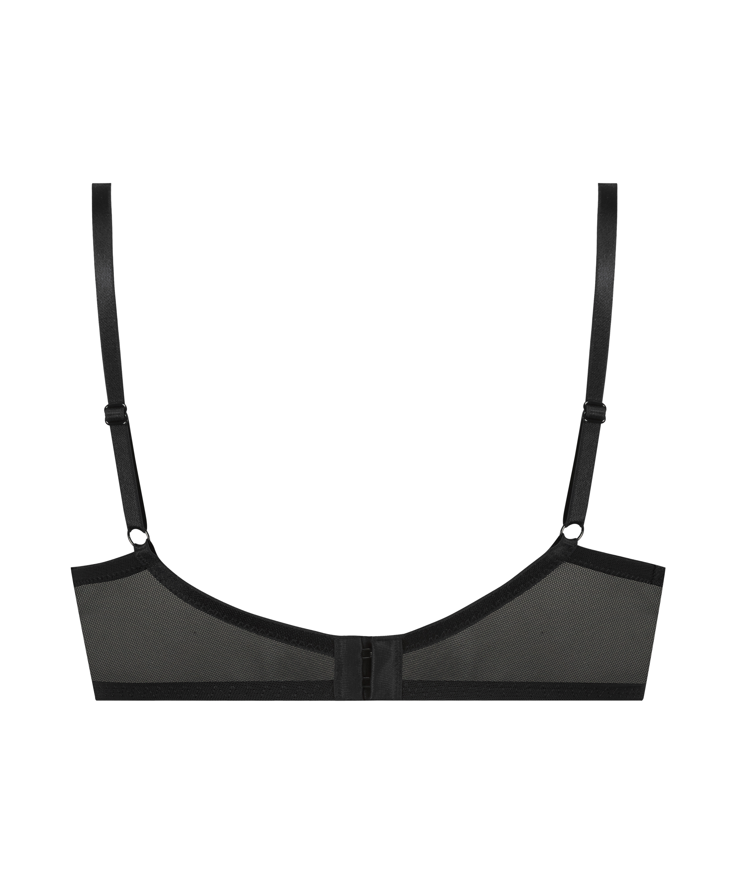 Liberty uvattert BH med spile, Svart, main