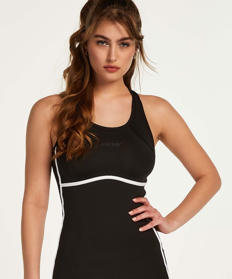 HKMX Ayla topp med smal passform, Svart