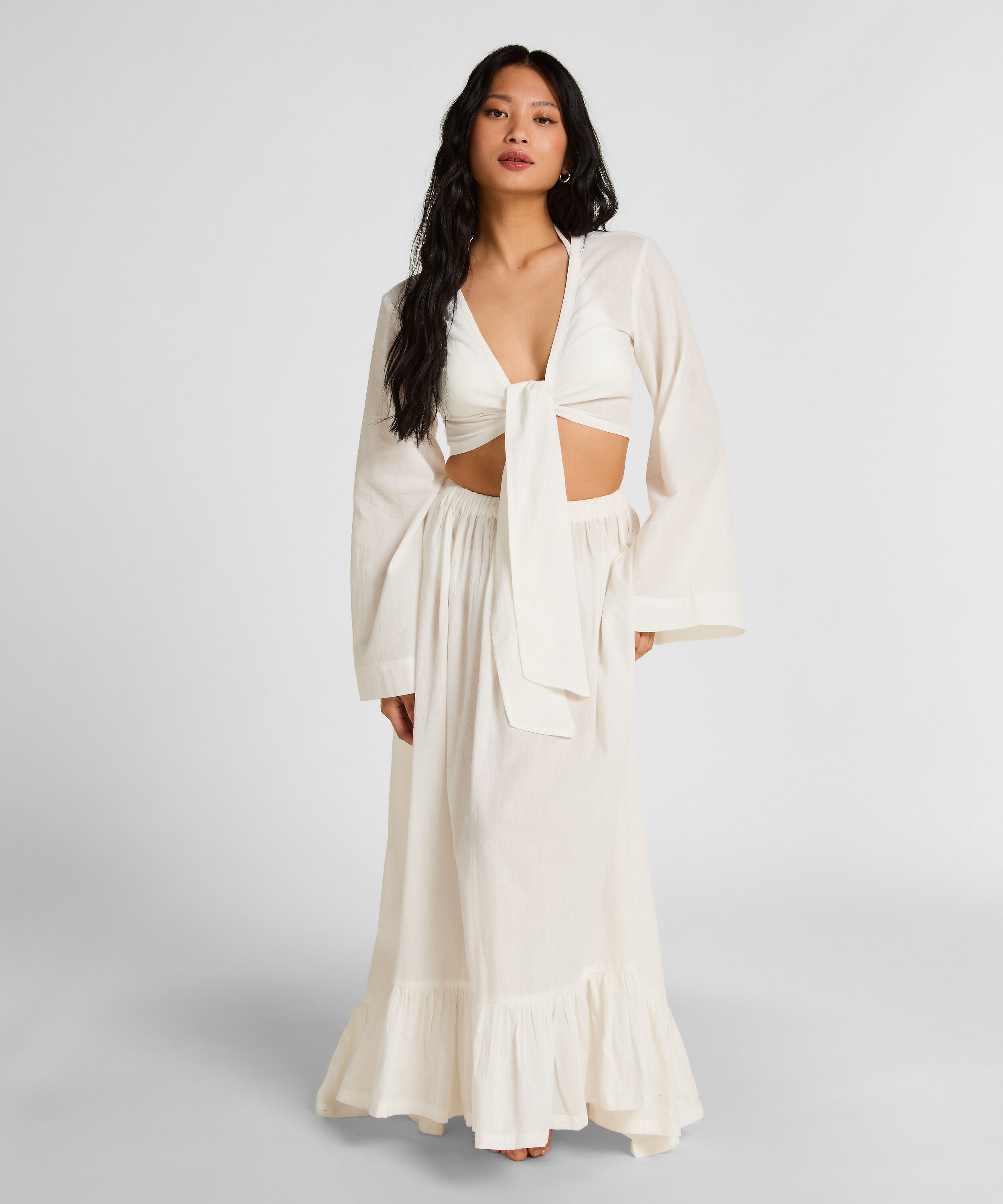 Beach Skirt Glam, Hvit