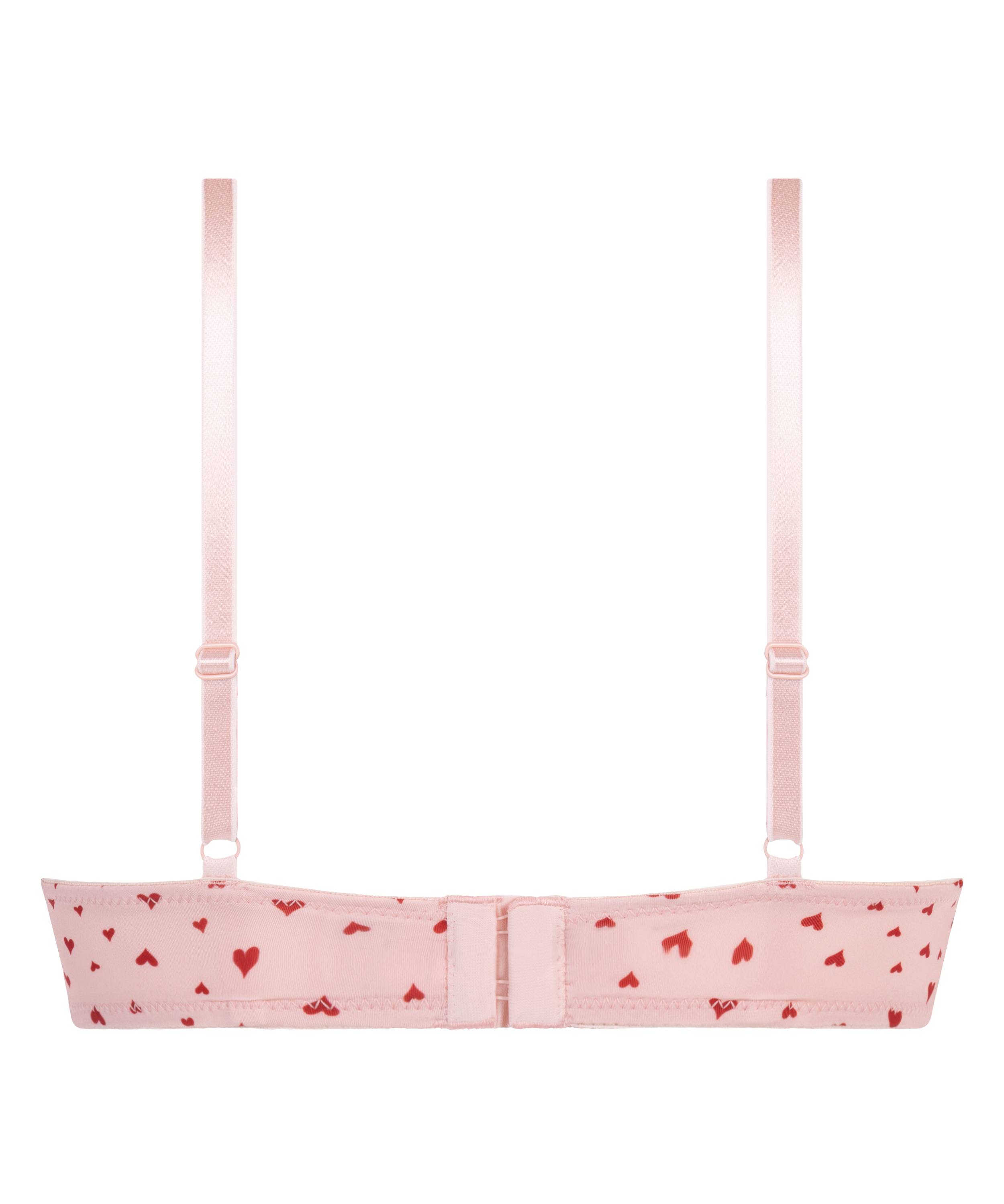 Vattert bh med b&oslash;yle Plunge, Rosa, main