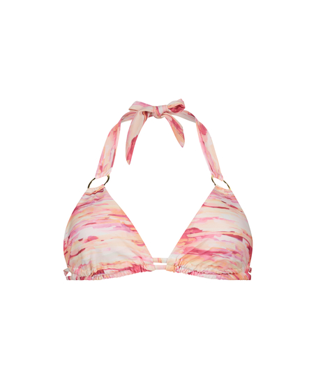 Amalfi trekant-bikinitopp, Hvit