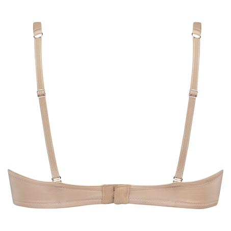 Naomi Padded Underwired Strapless Bra, Beige