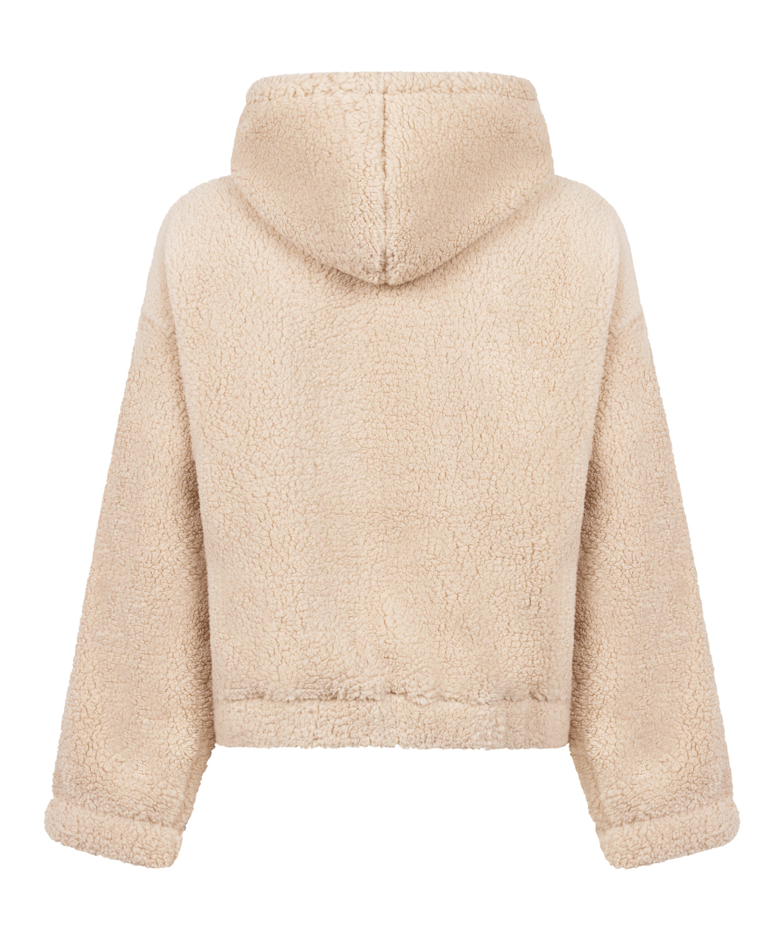 Fleece Snuggle hettegenser, Beige, main