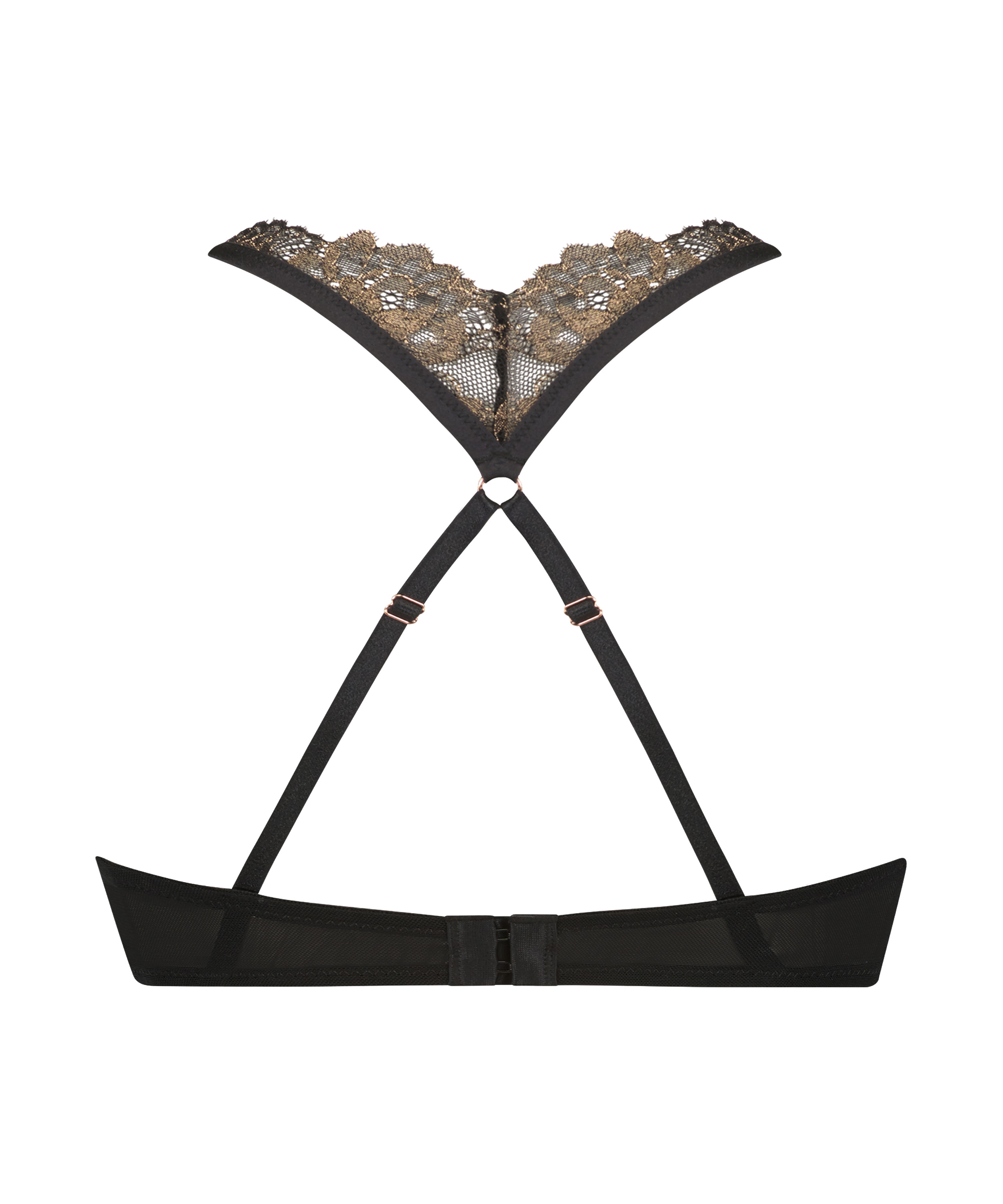 Lexi fôret bh uten bøyle, Svart, main