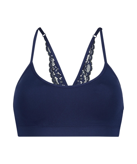 Rose s&oslash;ml&oslash;s bralette, Bl&aring;
