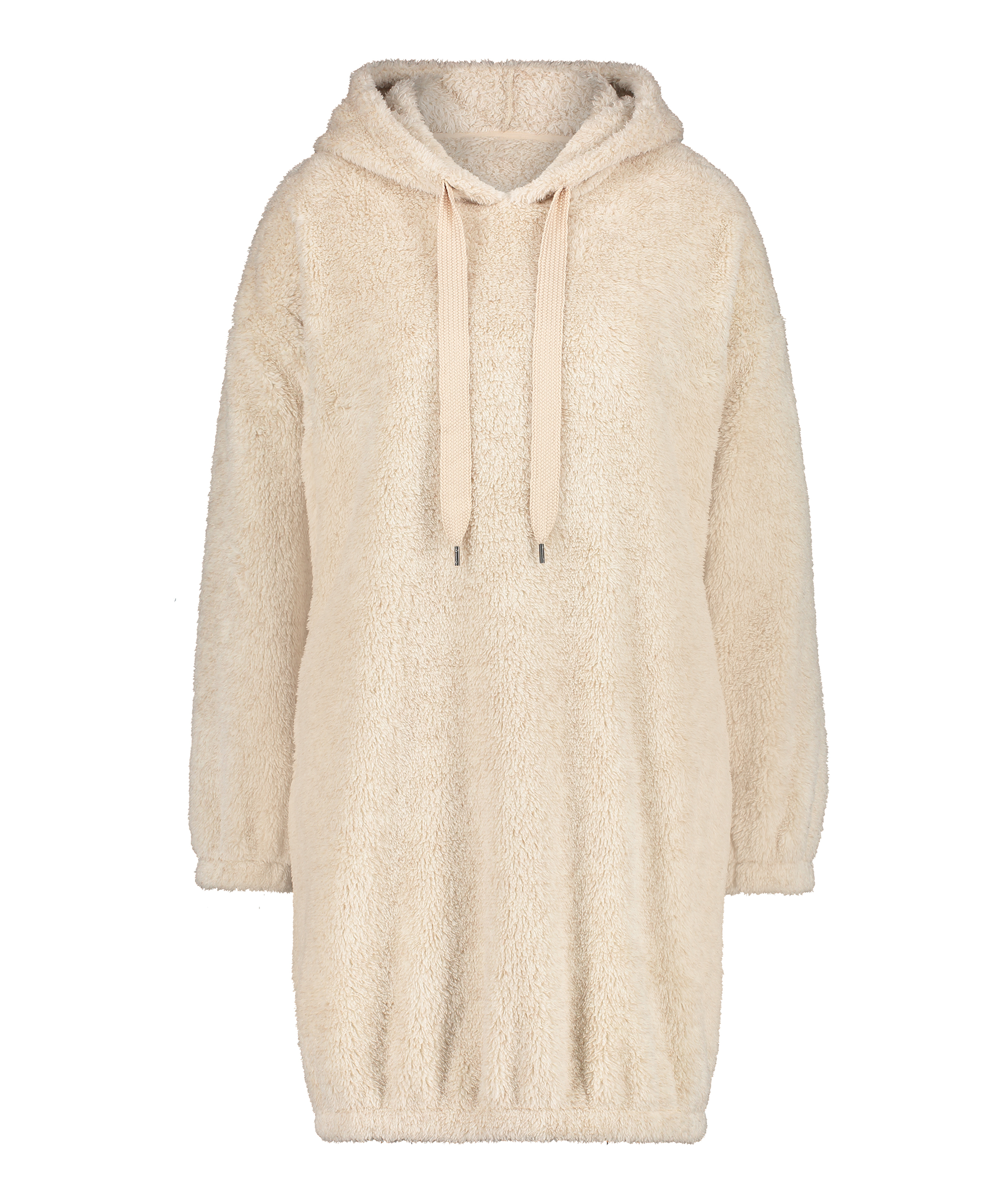 Kose fleece kjole, Beige, main