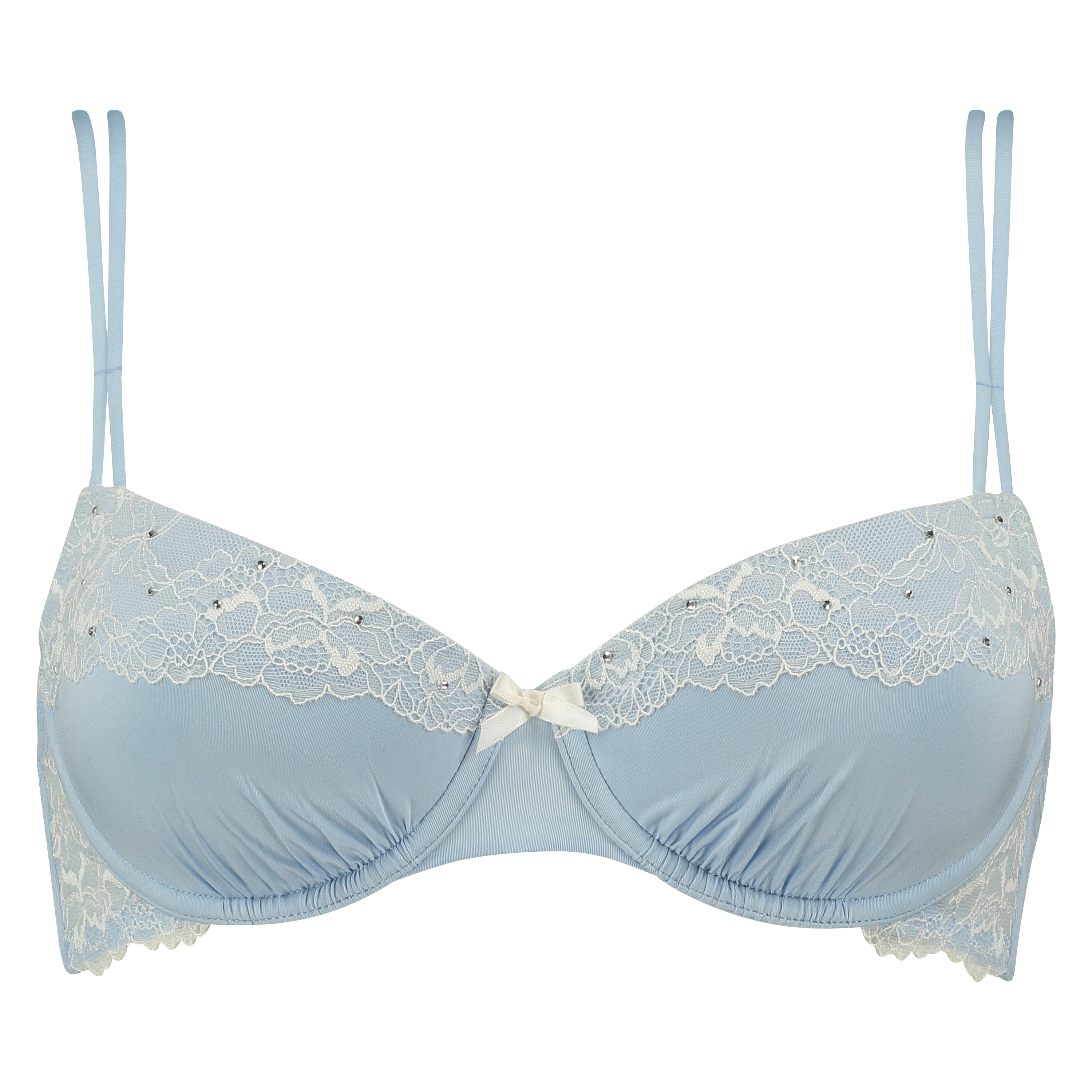 Padded underwired bra Angie, Bl&aring;, main