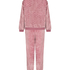 Pyjamassett fleece hjerte, Lilla
