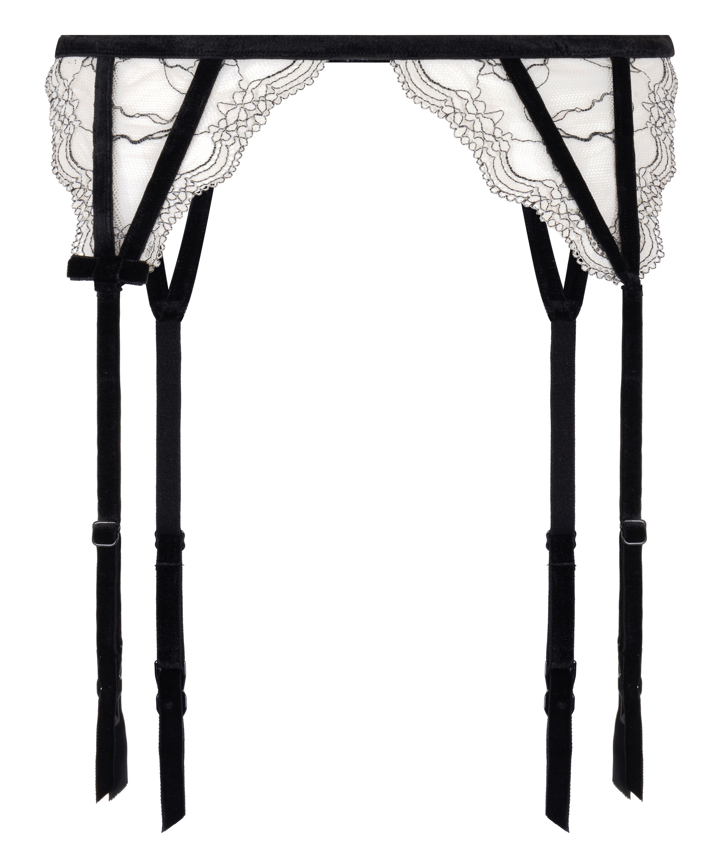 Agnes Suspender, Hvit, main