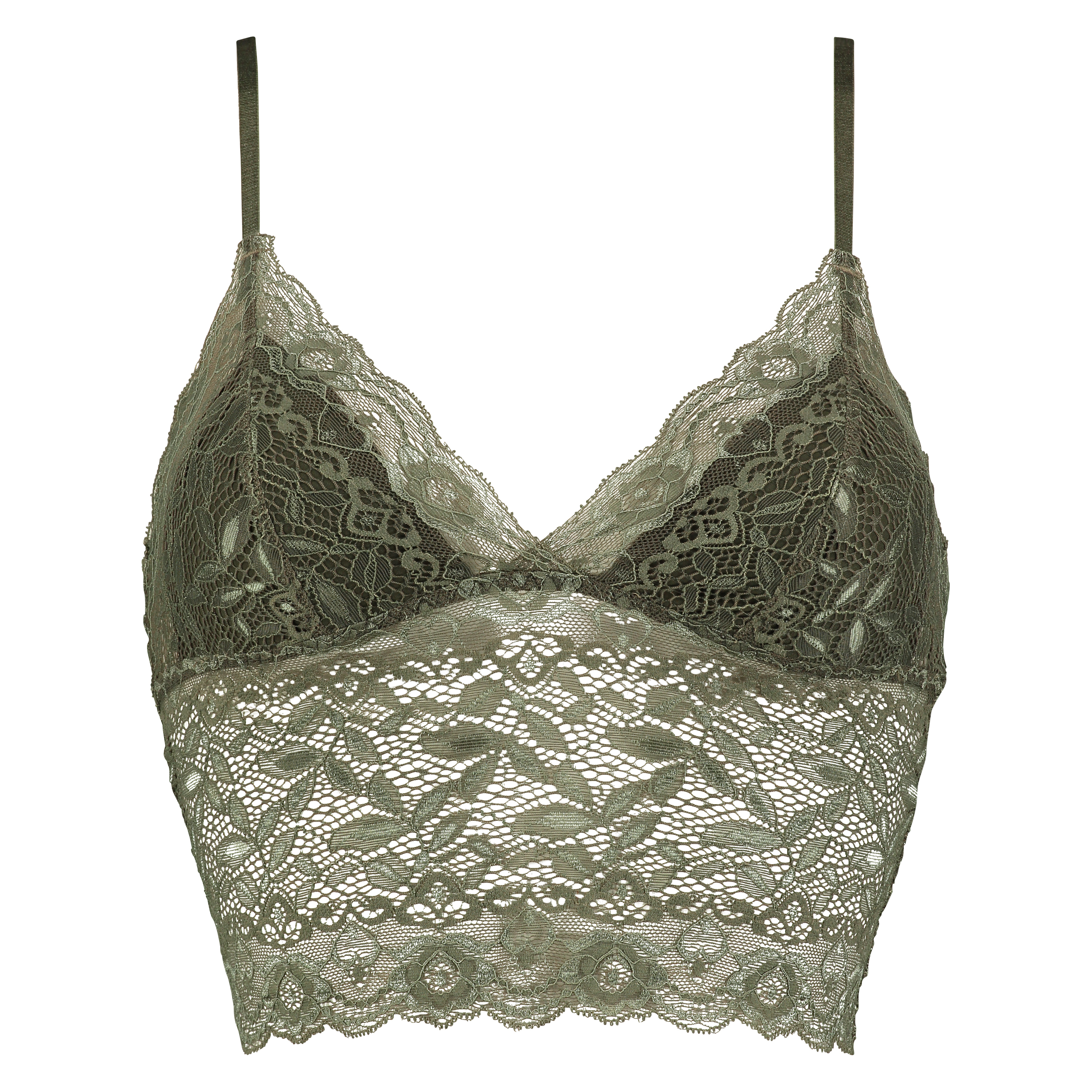 Bralette longline Fancy, Gr&oslash;nn, main