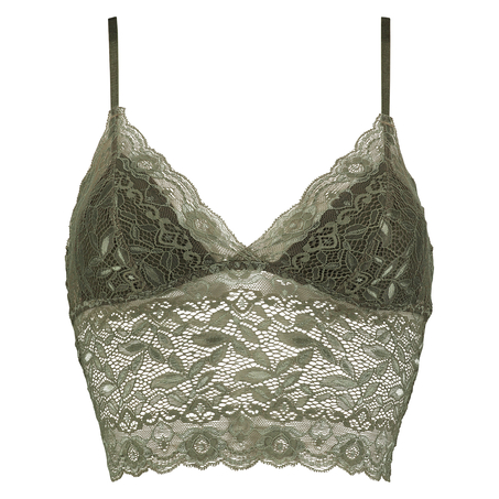 Bralette longline Fancy, Gr&oslash;nn