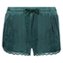 Velvet lace shorts, Gr&oslash;nn