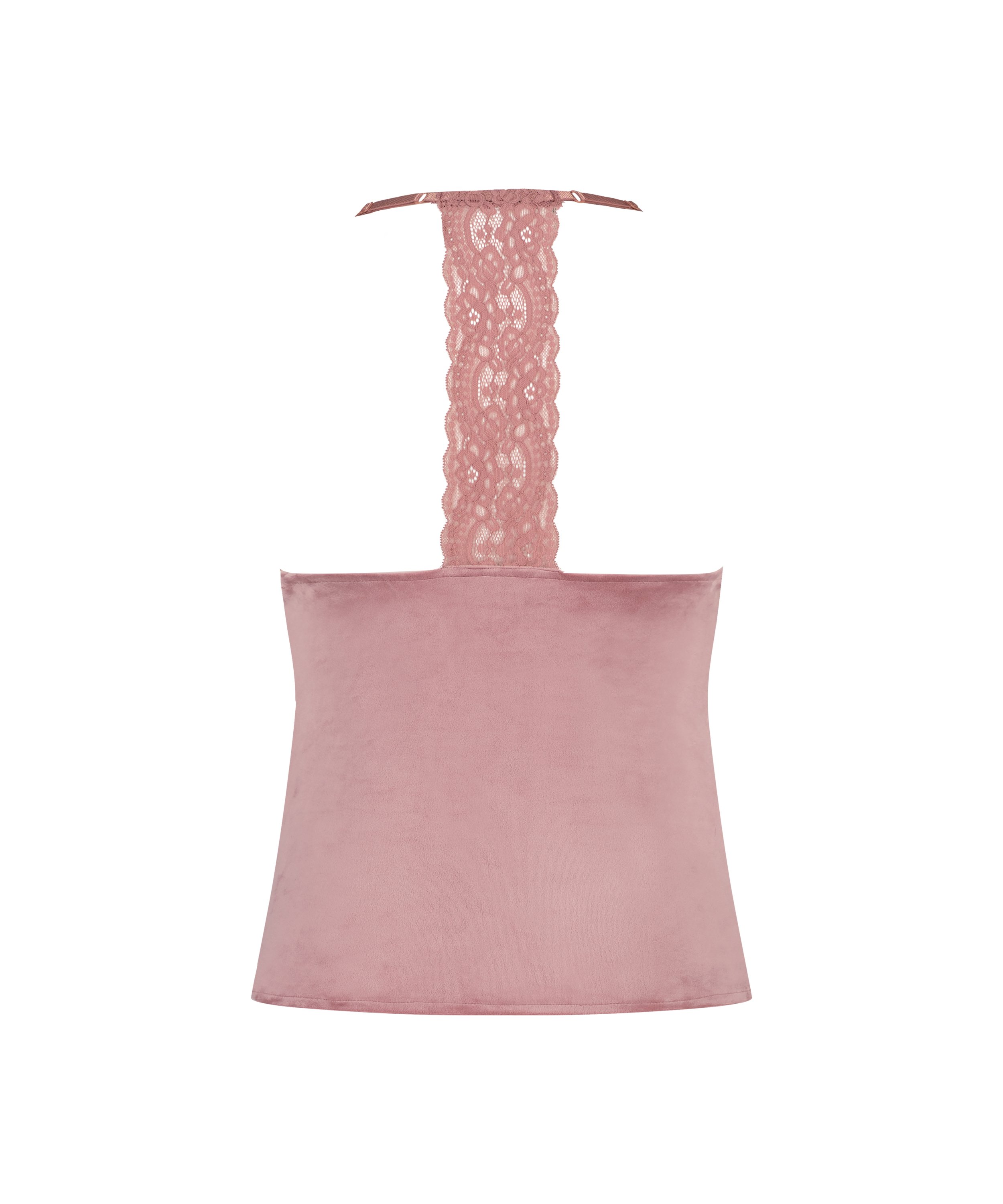 Velvet lace cami, Rosa, main