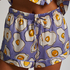 Pyjamasshorts i sateng, Lilla