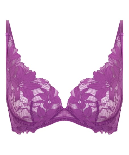 Uvattert bh med b&oslash;yle Ingrid, Lilla