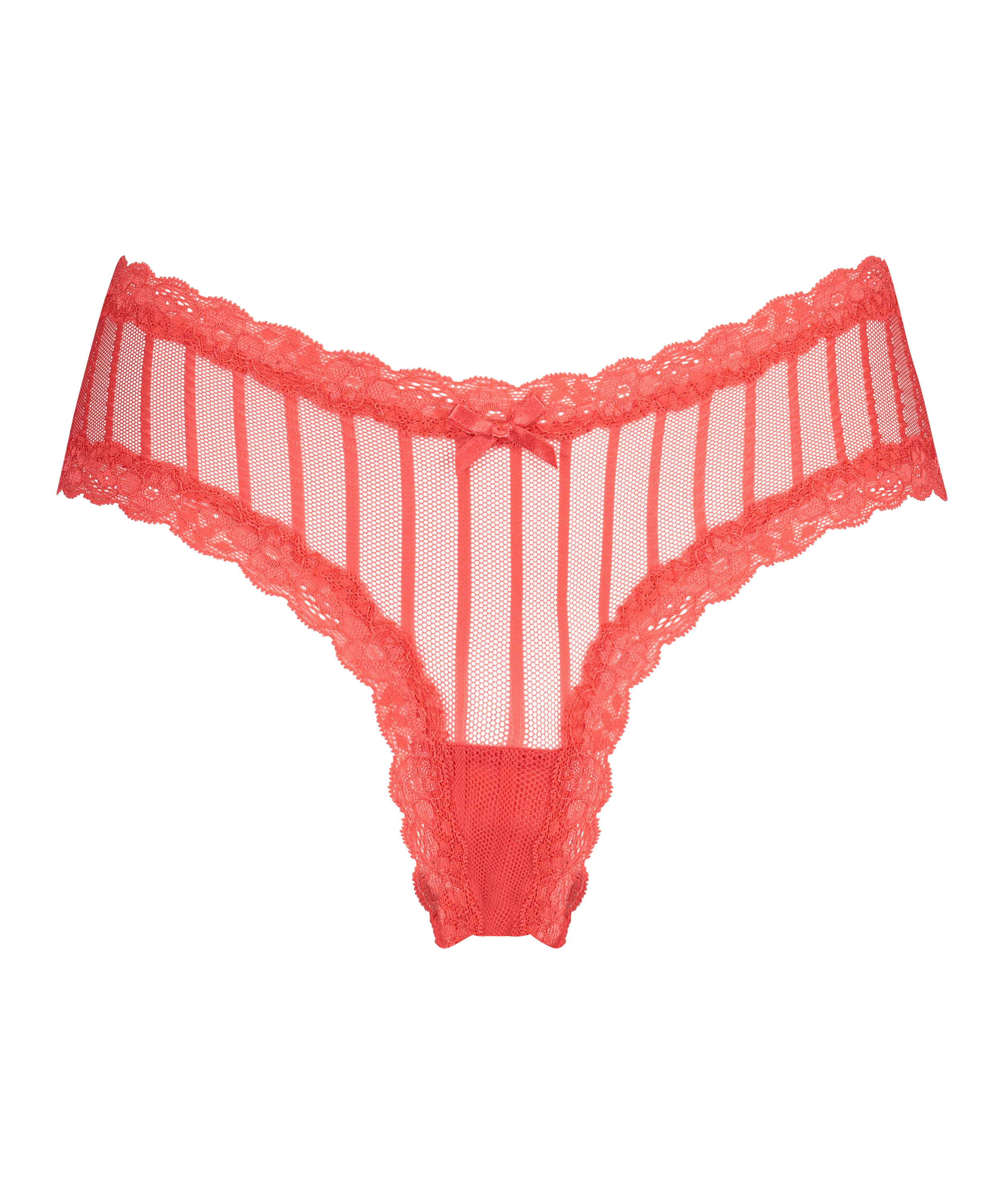 Brasiliansk truse V-shape Mesh, R&oslash;d, main