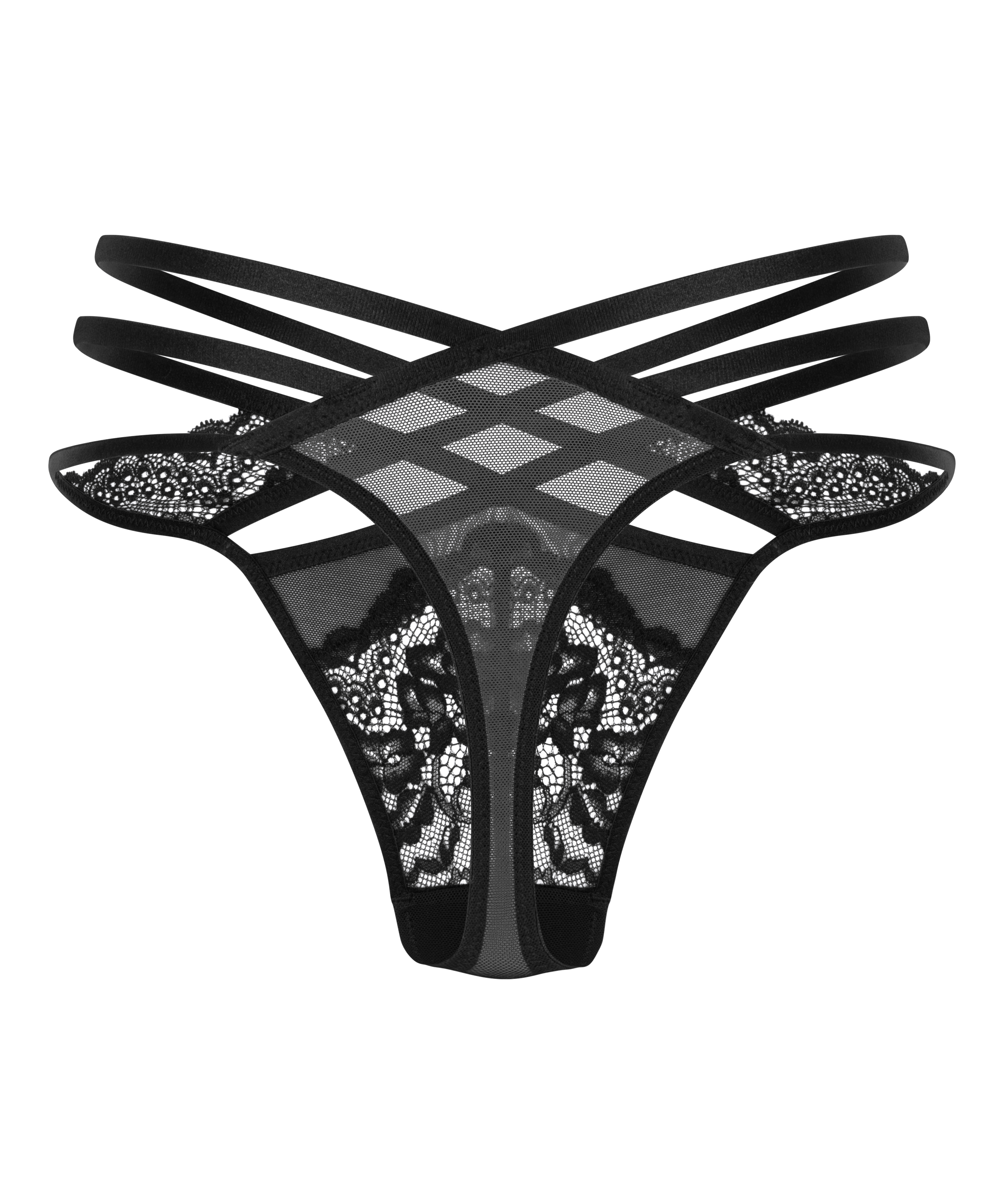 G-streng Janine, Svart, main