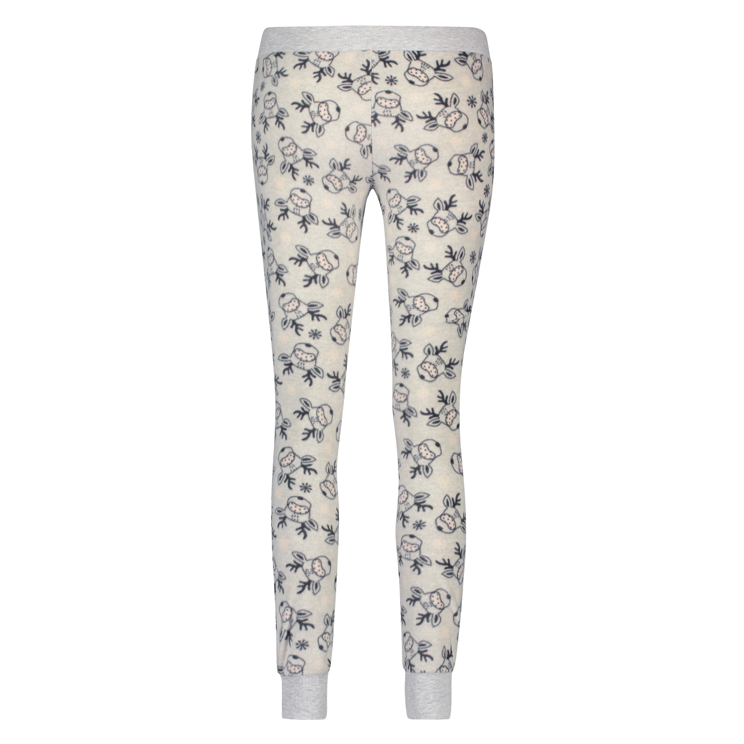Micro fleece leggings, Grå, main