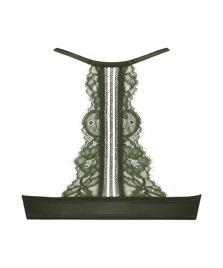 Polstret pushup-BH med bøyle Saffron, Grønn