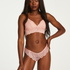 Slip brésilien jambe haute, Rosa
