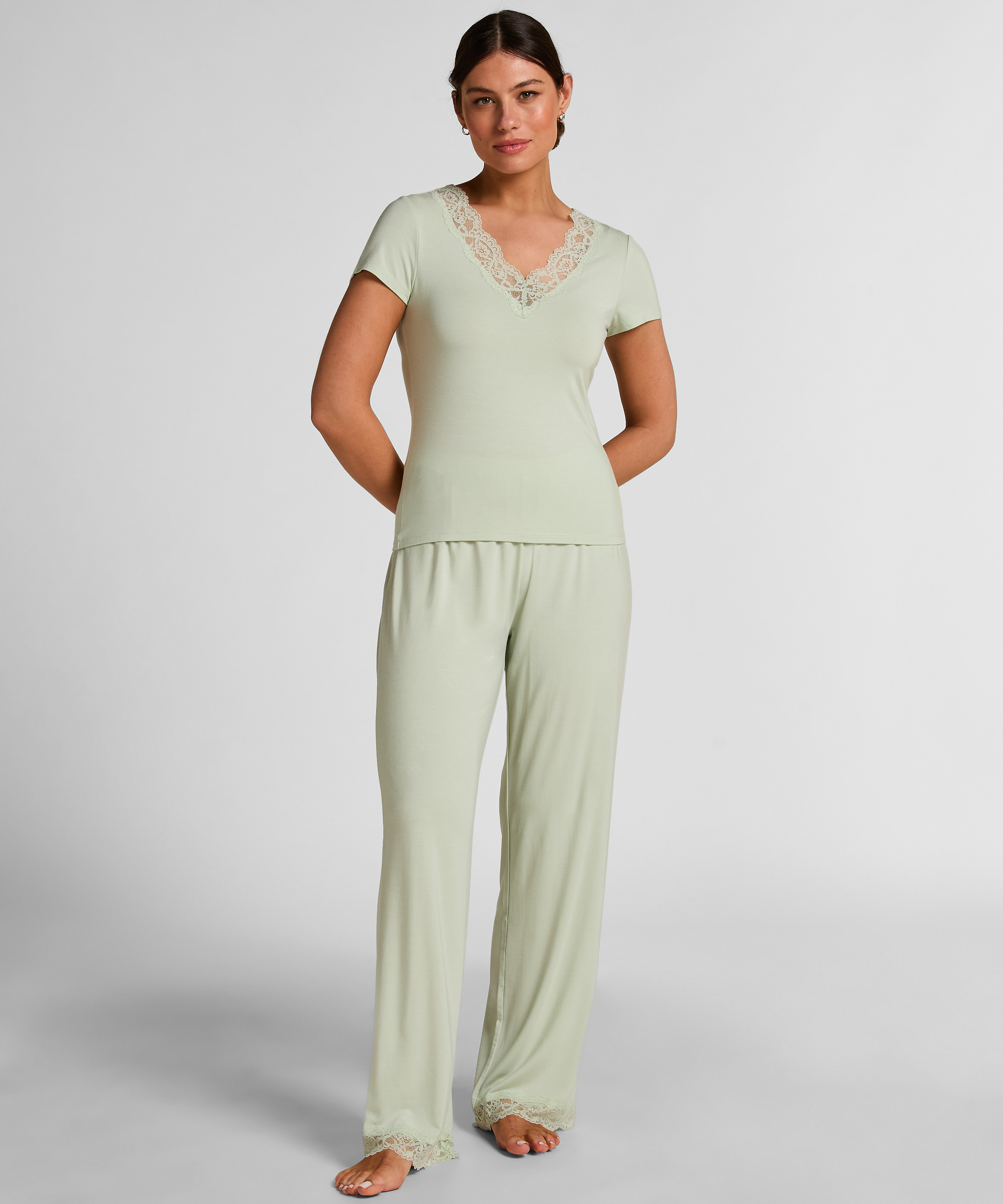 Pysjamassett Nana, Gr&oslash;nn, main