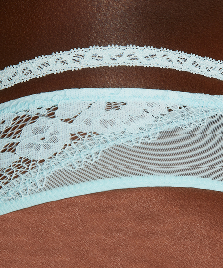 Ayla hipster-string, Blå