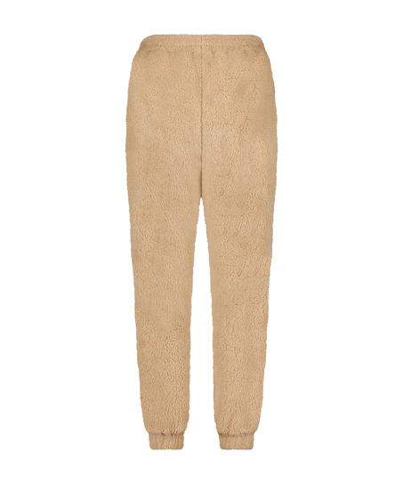 Fleece Snuggle joggebukse, Beige