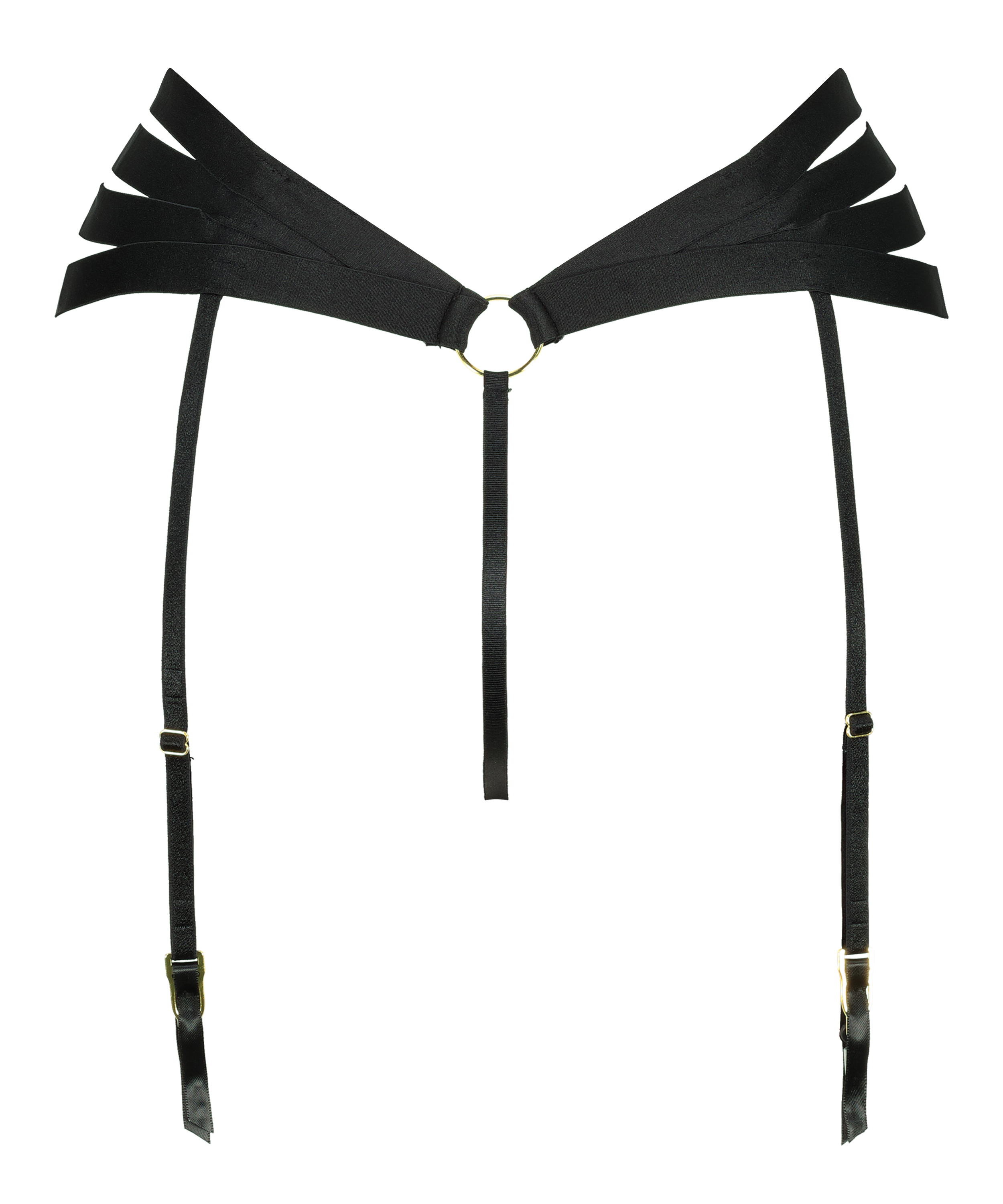 Femme h&oslash;y g-streng, Svart, main