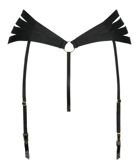 Femme h&oslash;y g-streng, Svart