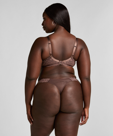 Uvattert bh med bøyle Daisy, Brun