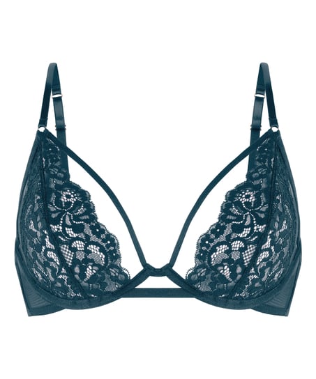 Upolstret BH med b&oslash;yle Cinnamon, Bl&aring;