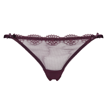 Thong Embroidered, Lilla
