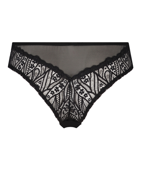 Frederica brasiliansk truse, Svart