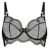 Uvattert bh med bøyle Ruby, Svart