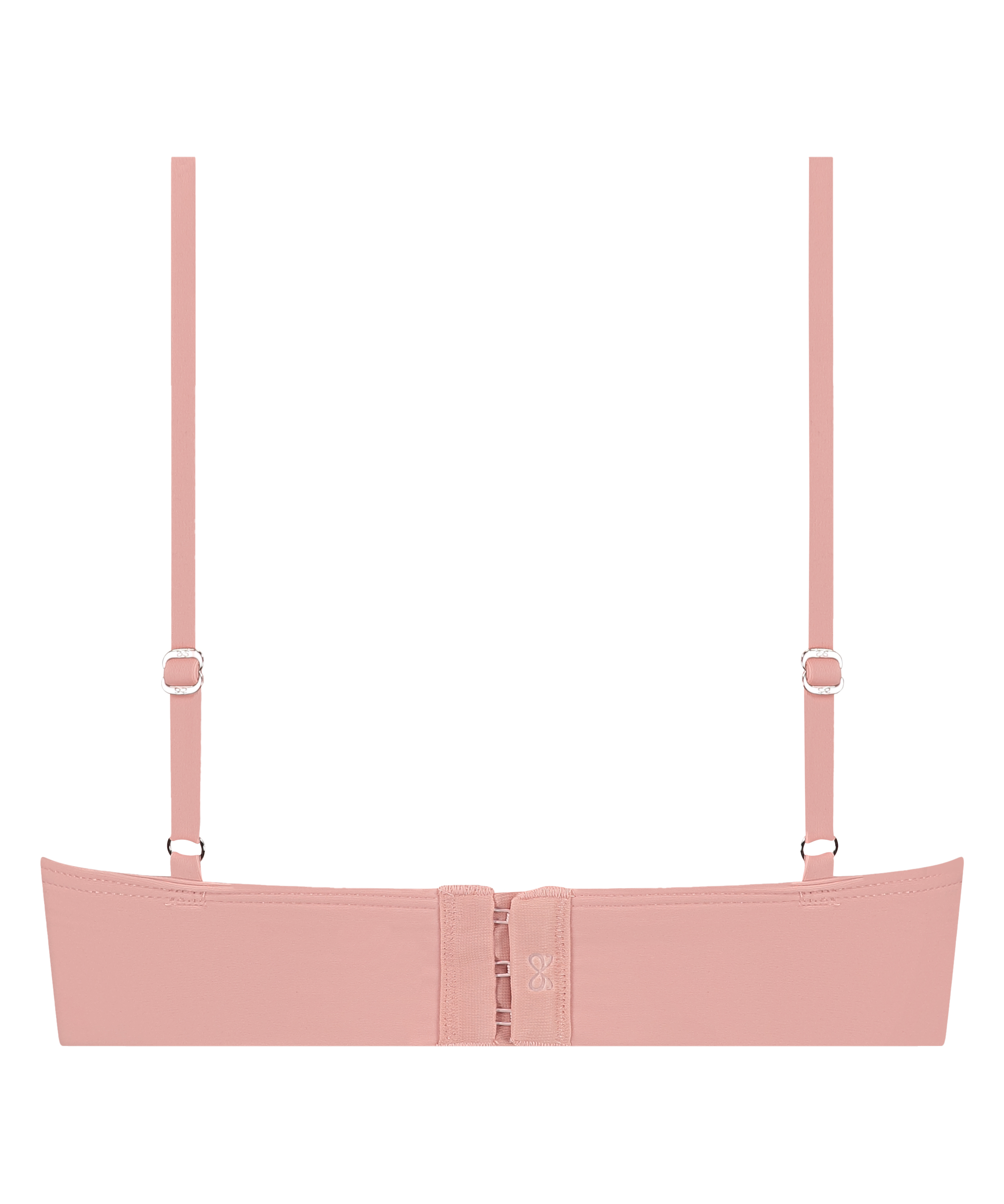 Triangle Bralette Smooth, Rosa, main