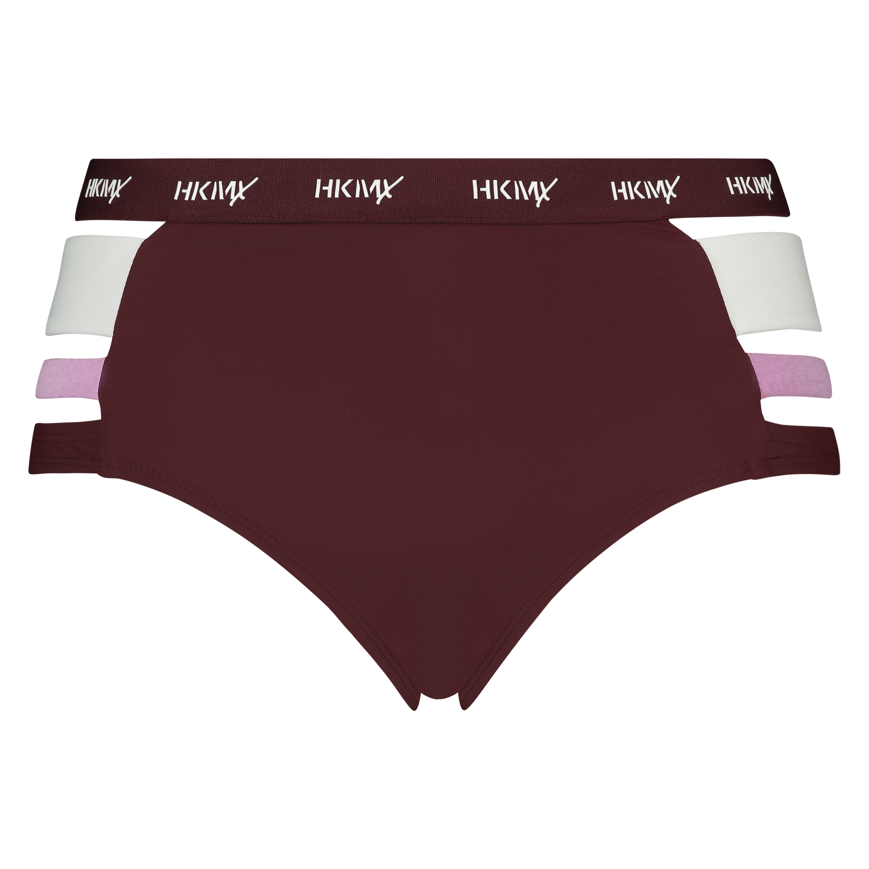 HKMX Cheeky High Bikini Bottoms, R&oslash;d, main