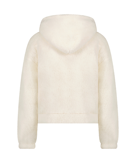 Jakke Fleece, Hvit