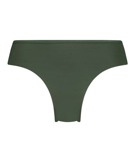 Invisible brasiliansk truse Lace Back, Grønn