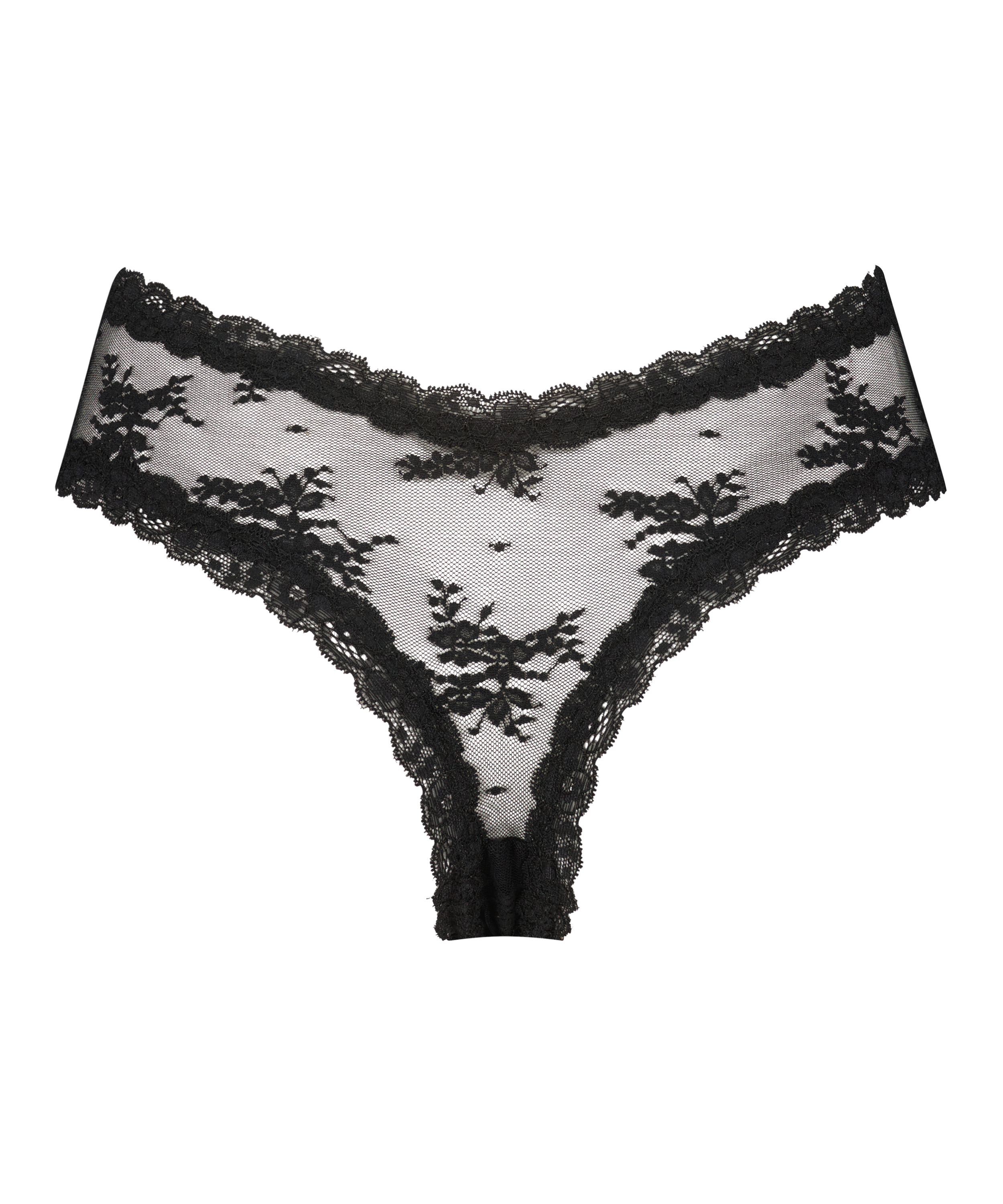 Brasiliansk truse V-shape Mesh, Svart, main