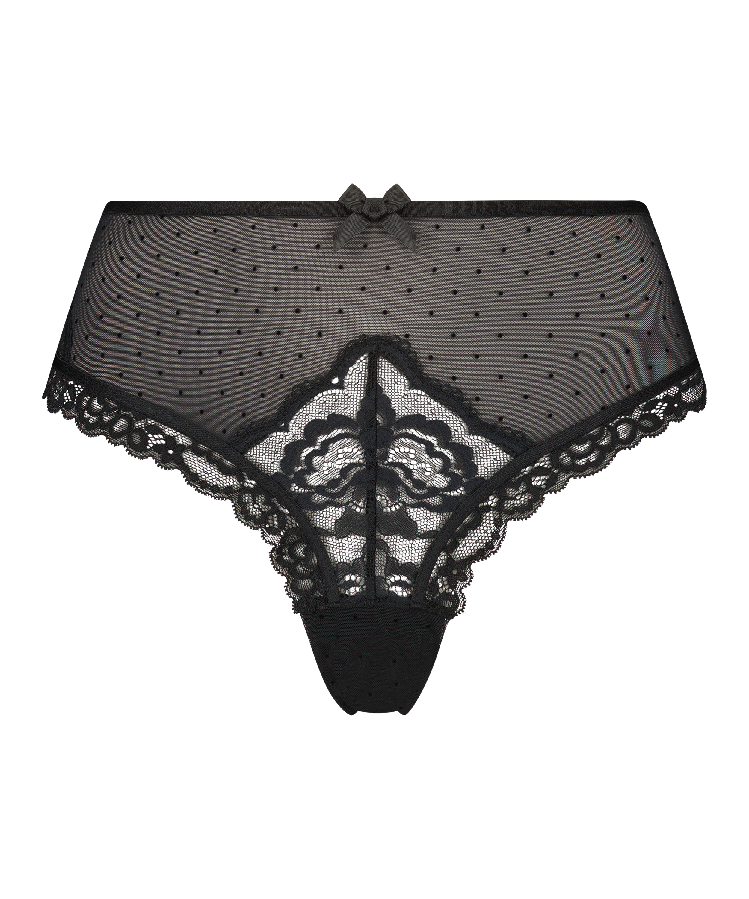 Indiana Curvy brasiliansk truse, Svart, main