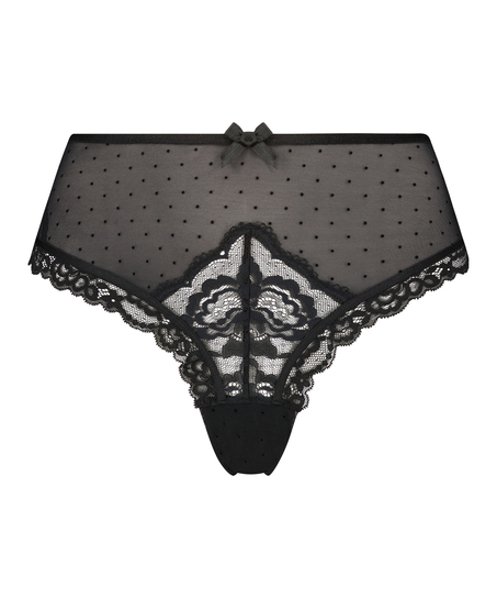 Indiana Curvy brasiliansk truse, Svart