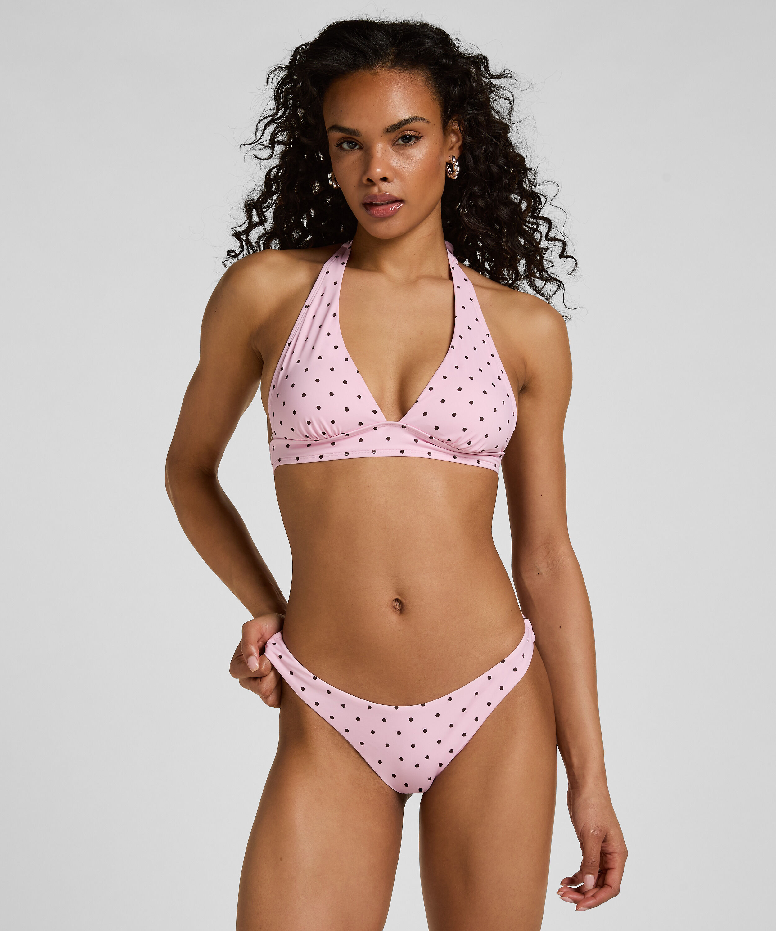 Highleg Bikinibukse Alicante, Rosa
