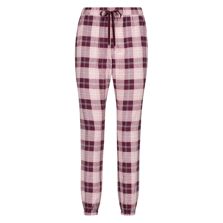 Twill check pysjamasbukse, Lilla