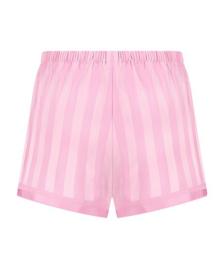 Pyjamasshorts i sateng, Rosa