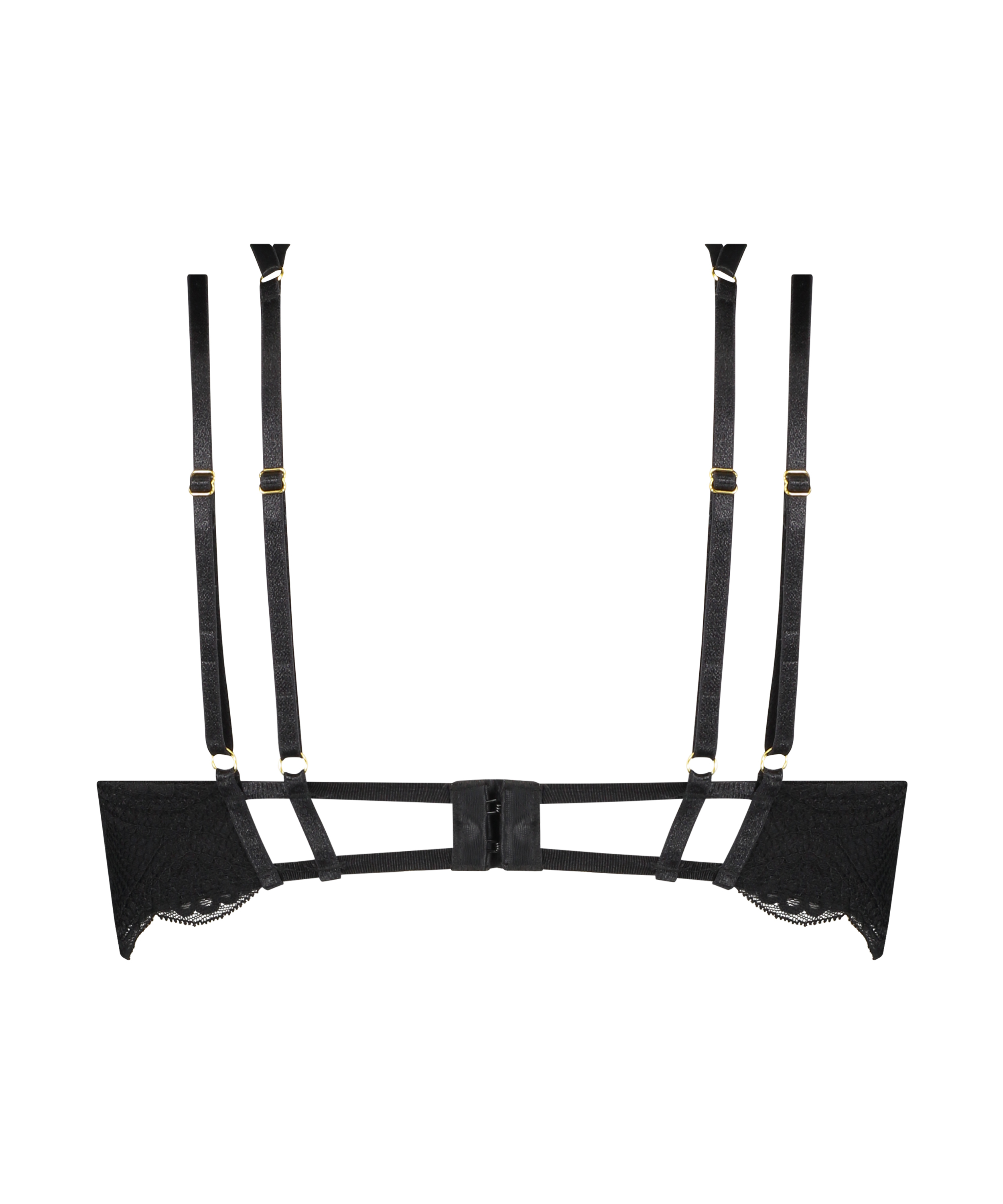 Blondie spile-BH med polstring, Svart, main