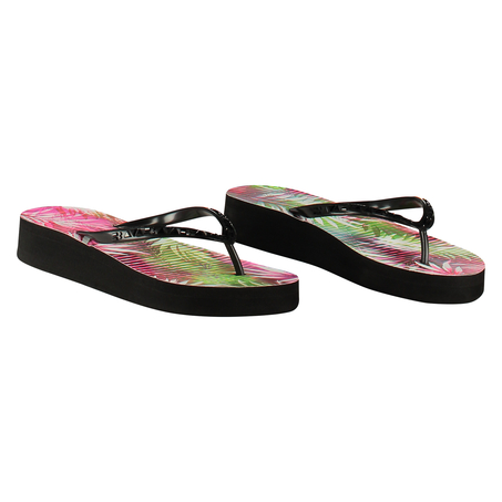 Flip-flops Sylvie wedge, Svart