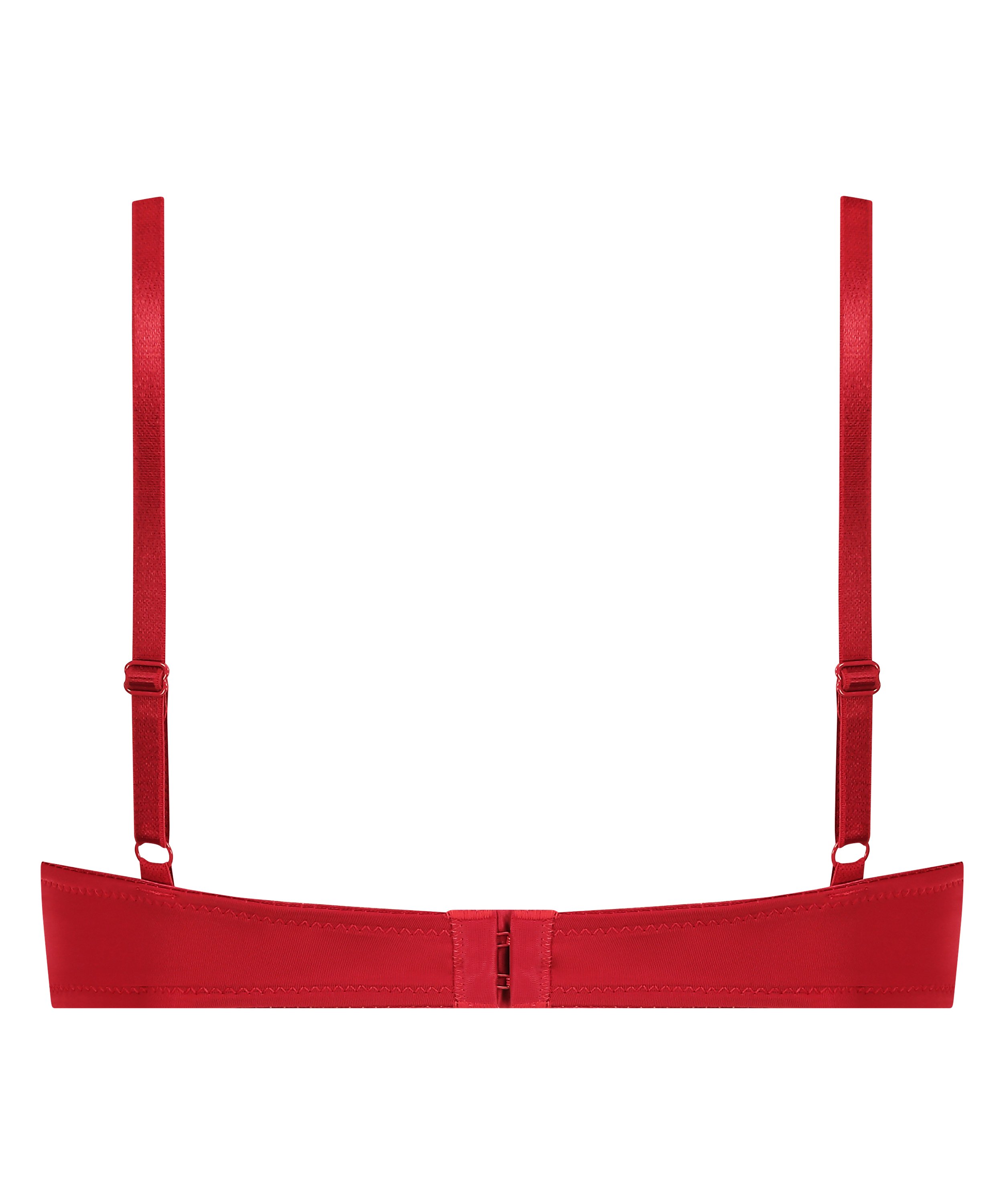 Vattert bh med b&oslash;yle Plunge, R&oslash;d, main