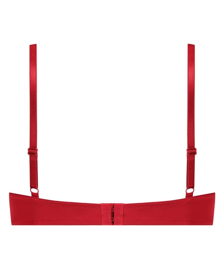 Vattert bh med b&oslash;yle Plunge, R&oslash;d