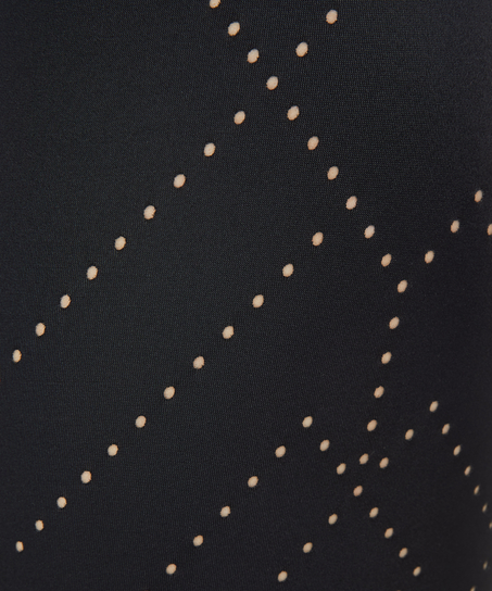 HKMX Naira treningstights med h&oslash;y midje, Svart